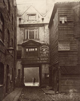 photograph; carbon print - The Oxford Arms, Warwick Lane, 1875