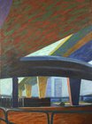 painting; oil on canvas - Westway Triptych