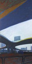 painting; oil on canvas - Westway Triptych